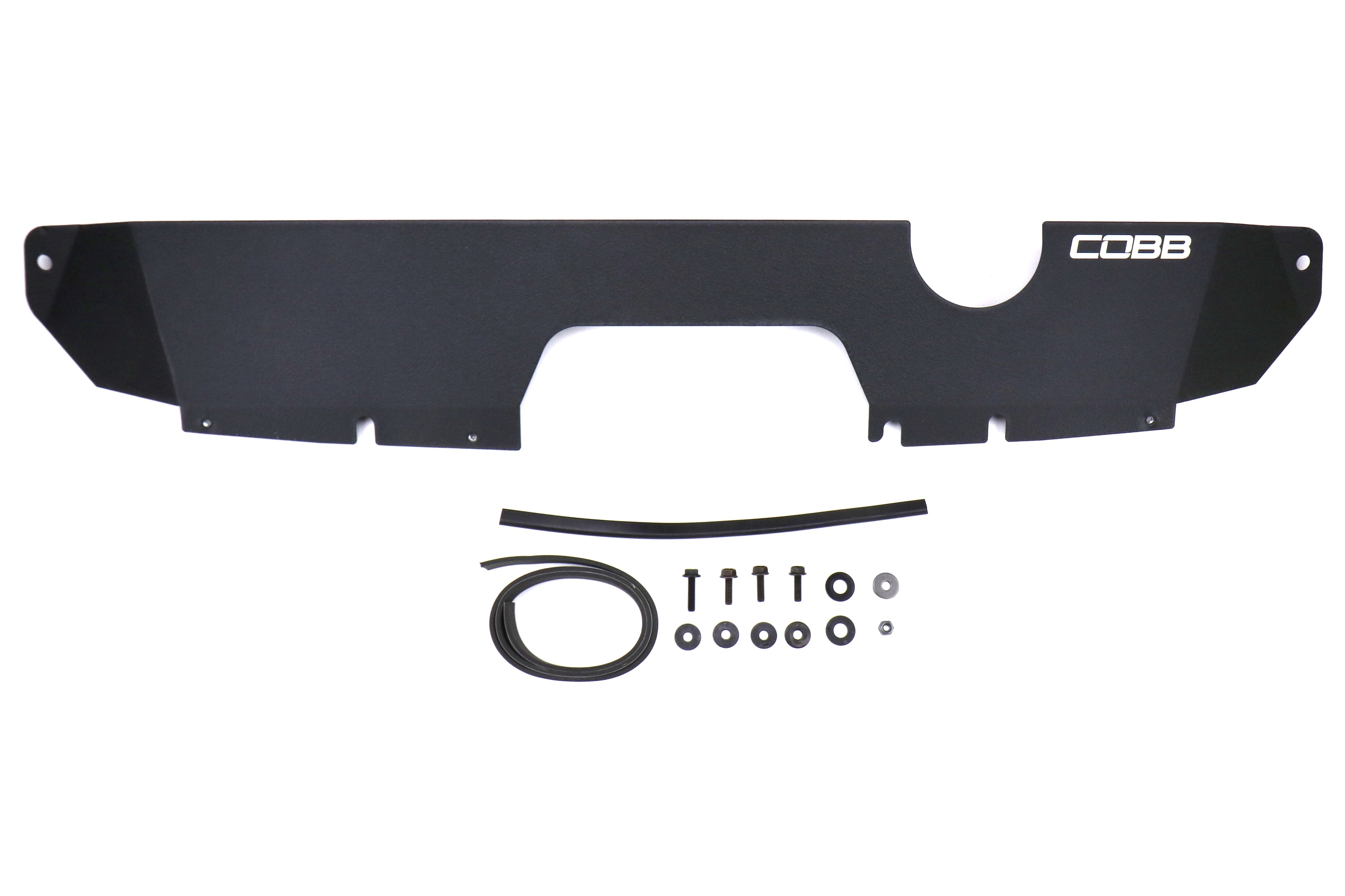 COBB Tuning Aluminum Radiator Shroud Black - 2015-2021 Subaru WRX/STI